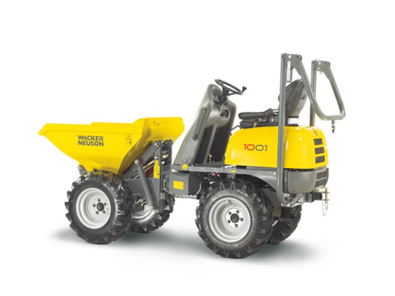 Hire a 1 ton high tip dumper